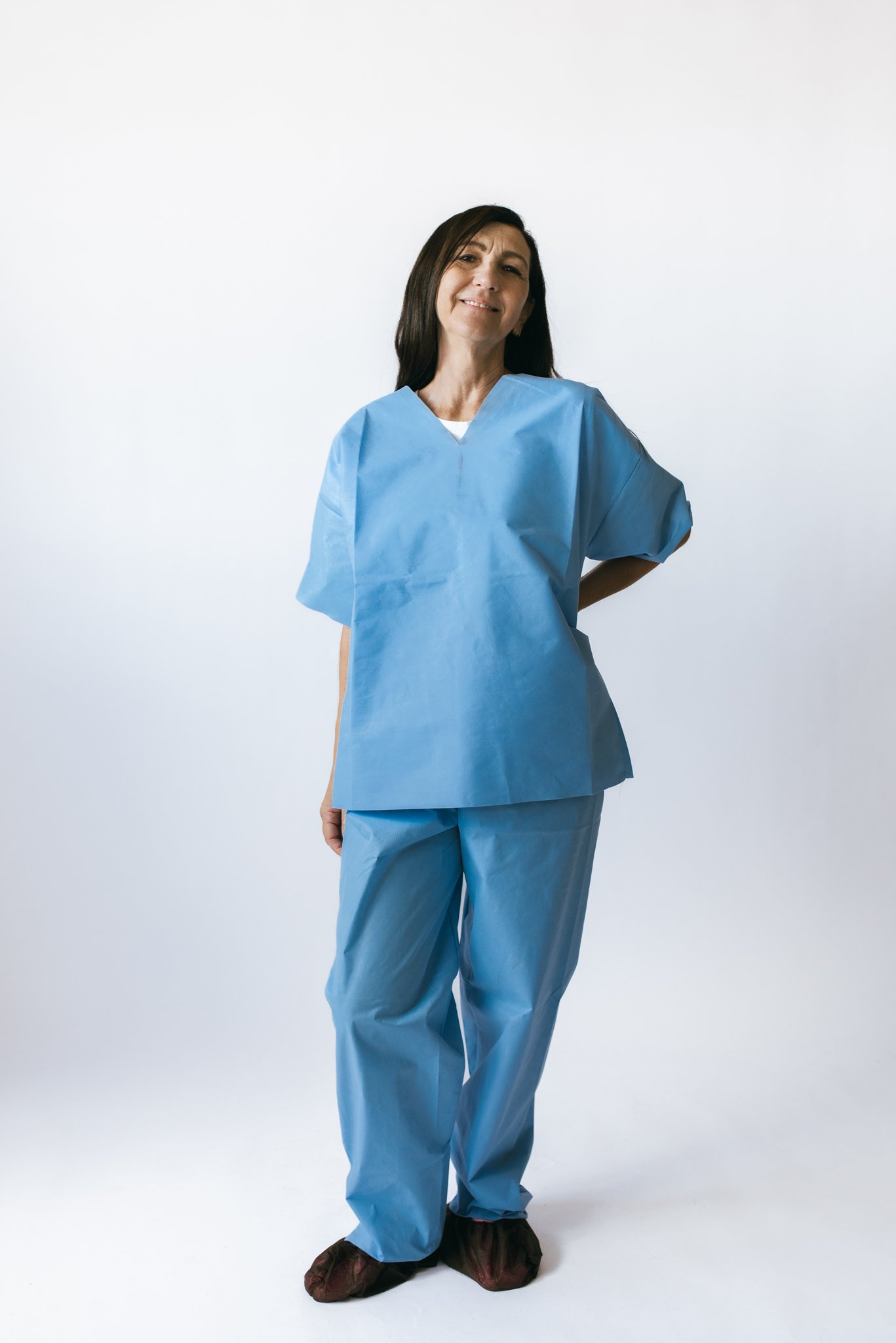 Pijama Cirúrgico Descartável Azul